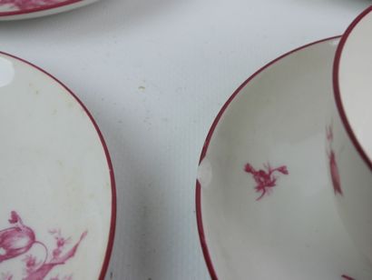 Reynaud à LIMOGES - Quatre tasses et six...
