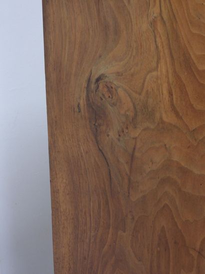 SECRETAIRE en placage de loupe de noyer ouvrant...