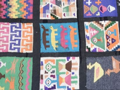 AFRIQUE DU NORD - Tapis en laine à décor...