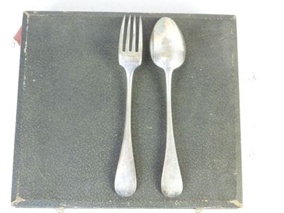 MENAGERE en métal argenté Art Déco de 37...