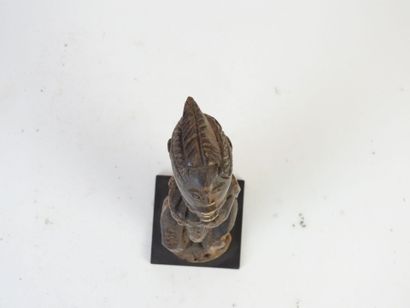 Statue d'ancêtre en bois dur sculpté, DOGON,...
