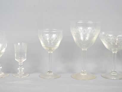 Glassware sets (various styles) consisting...