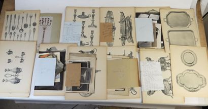 ORFEVRERIE.
Important ensemble de documents...