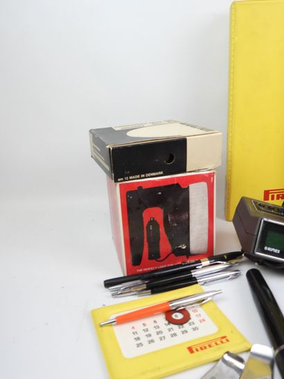 PIRELLI, FIAT - Set of promotional items,...