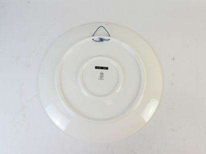GIEN : Important plat en faïence Renaissance...