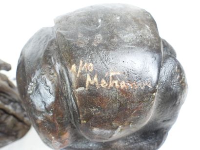 Bernard MÉTRANVE (1949) sculpture en grès,...