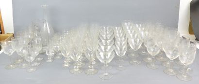 Glassware sets (various styles) consisting...