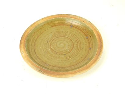 Pierre DIGAN (1941-2016) - La Borne. Assiette...
