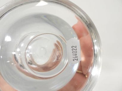BACCARAT - Vase rouleau modèle Canna en cristal,...