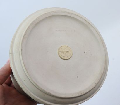 SARREGUEMINES - Porcelain stoneware tobacco...