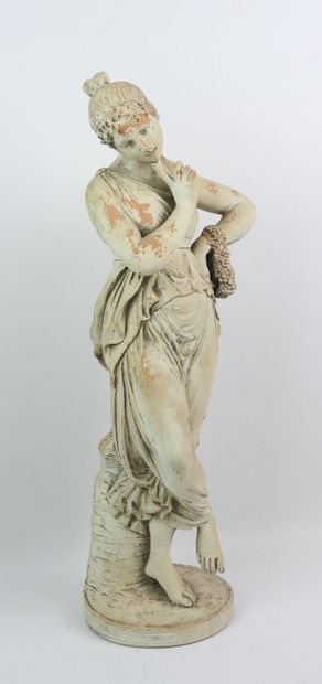 After Antonio CANOVA. Terracotta Persephone,...