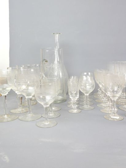 Glassware sets (various styles) consisting...