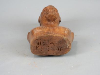 Etienne SIELA, (XXe, Congo)
Bois de wengé.
Superbe...