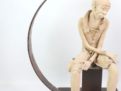 Isabelle ROUSSEAU(XXe - XXIe) Sculpture en...