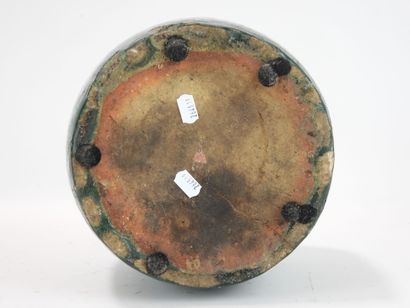 CHINE.
Très ancien pot de forme balustre...