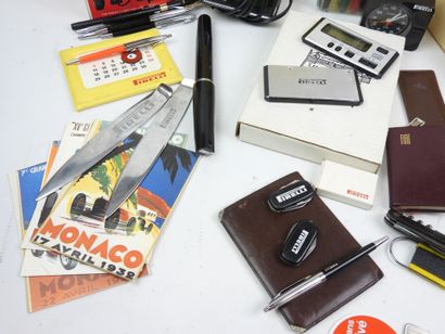 PIRELLI, FIAT - Set of promotional items,...