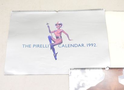 PIRELLI - Five calendars, including 1987,...