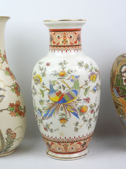 CHINA, JAPAN—Three earthenware and porcelain...
