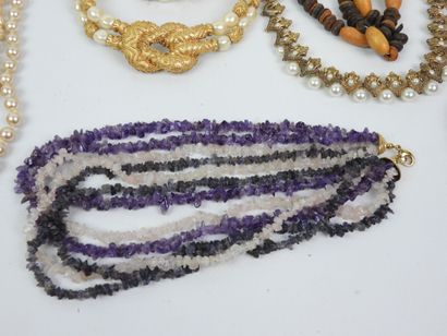 Fashion necklaces and bracelets featuring...