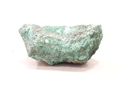 Important vide-poche en malachite. H.: 25...