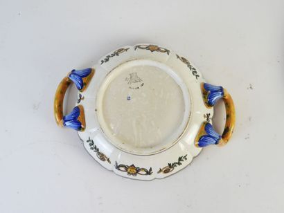 GIEN Melonnière en faïence modèle Renaissance...