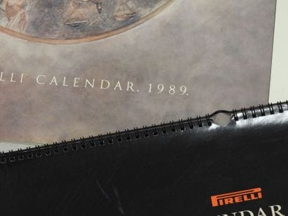 PIRELLI - Five calendars, including 1989,...