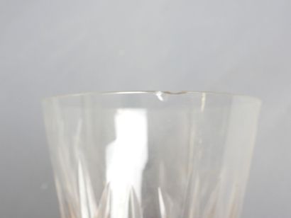 A 47-piece set of Saint-Louis-style cut crystal...