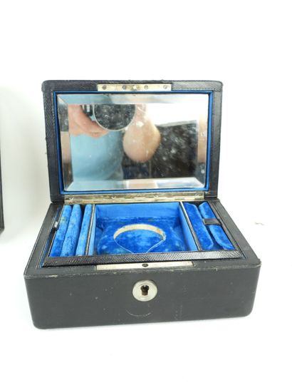 Rectangular DOCUMENT CASE made of black coated...