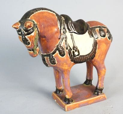 CHINE, style Tang, XXe.
Très beau cheval...