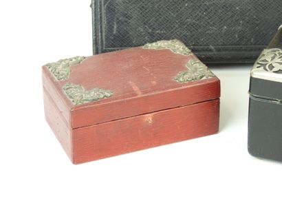 Rectangular DOCUMENT CASE made of black coated...