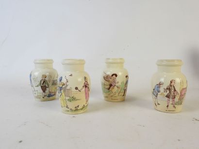 KELLER ET GUERIN à Lunéville : 13 pots à...