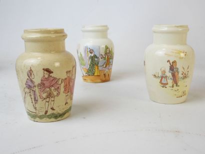 KELLER ET GUERIN à Lunéville : 13 pots à...