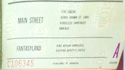 DISNEYLAND - Set of four booklets for Disneyland...