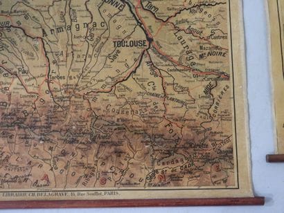 Deux Cartes région Sud-Ouest N°10 et Bassin...