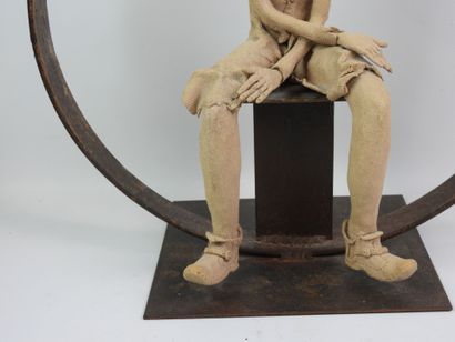 Isabelle ROUSSEAU(XXe - XXIe) Sculpture en...