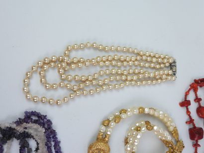 Fashion necklaces and bracelets featuring...