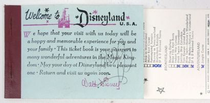 DISNEYLAND - Set of four booklets for Disneyland...