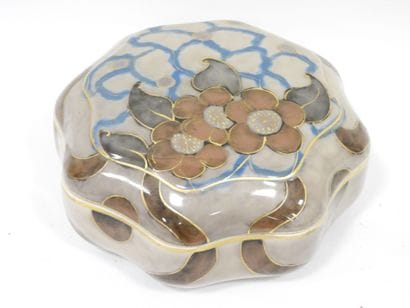Camille THARAUD (1878-1956) Bonbonnière de...