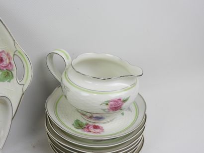 THEODORE HAVILAND - LIMOGES - Porcelain tea...