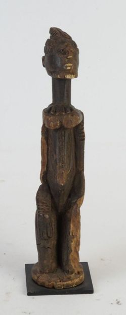Statue d'ancêtre en bois dur sculpté, DOGON,...