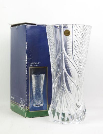 CRISTAL D'ARQUES - Vase en cristal modèle...