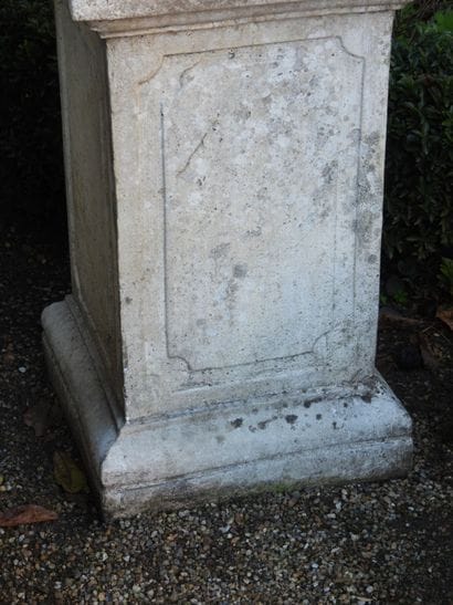 LARGE STATUE of a woman in the classical...