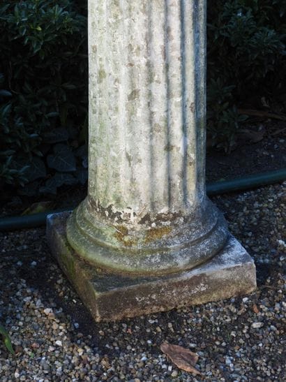 COLUMN made of reconstituted stone. Height:...