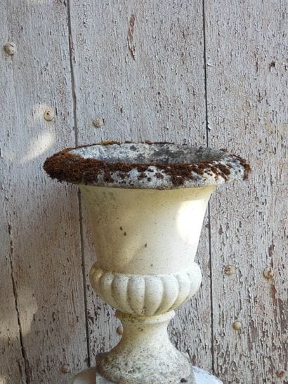 PAIR OF MEDICIS VASES with circular bases....