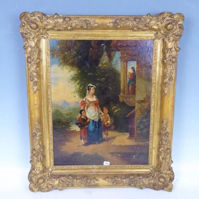 Ecole FRANCAISE du XIXème siècle: Femme et...