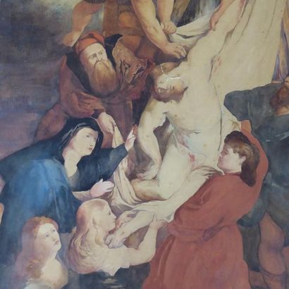 Ecole du XXème siècle d’après RUBENS : Descente...