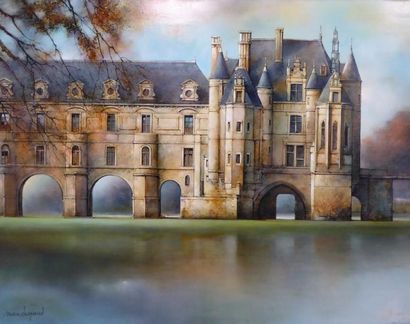 Marc CHAPAUD (né en 1941): Château de Chenonceau....