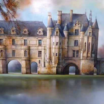 Marc CHAPAUD (né en 1941): Château de Chenonceau....