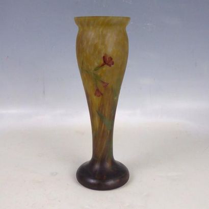 MADO – NANCY : Vase en verre marmoréen à...