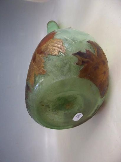 MONTJOIE : Grand vase soliflore en verre...